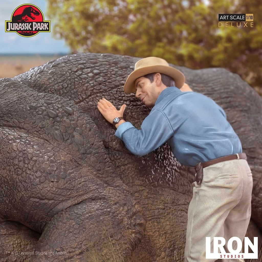 Triceratops Diorama - Jurassic Park - Art Scale 1/10 - Iron Studios