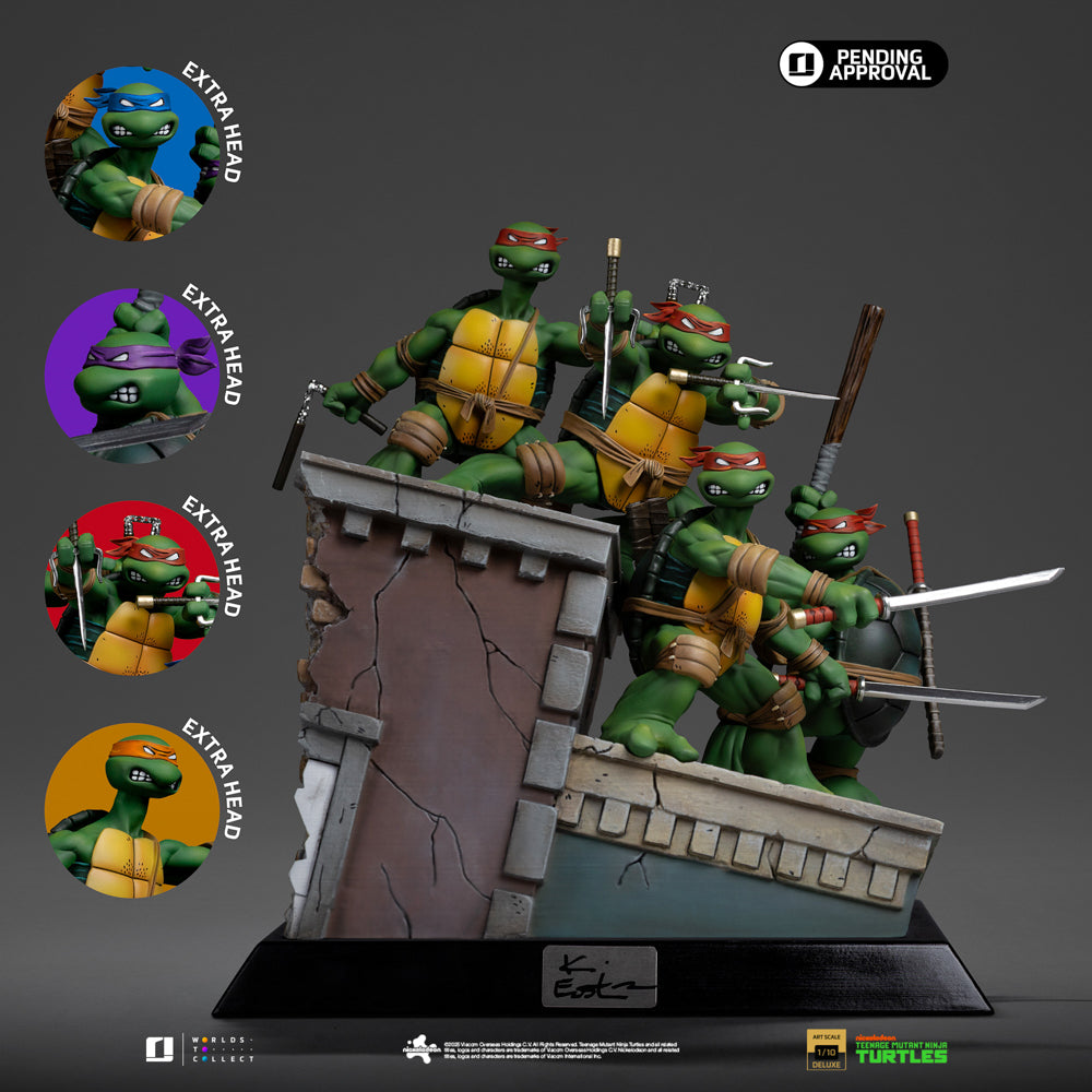 Statue TMNT 1st Cover Set (Signed Version) - Teenage Mutant Ninja Turtles - Art Scale 1/10 - Iron Studios