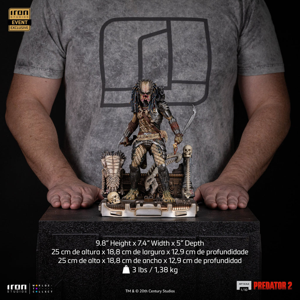 Statue Elder Predator (CCXP Event Exclusive 2025) - Predator 2 - Art Scale 1/10 - Iron Studios