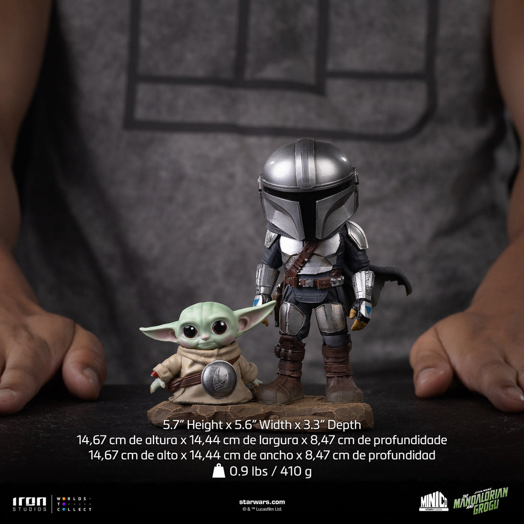Statue Mandalorian and Grogu - The Mandalorian - MiniCo - Iron Studios