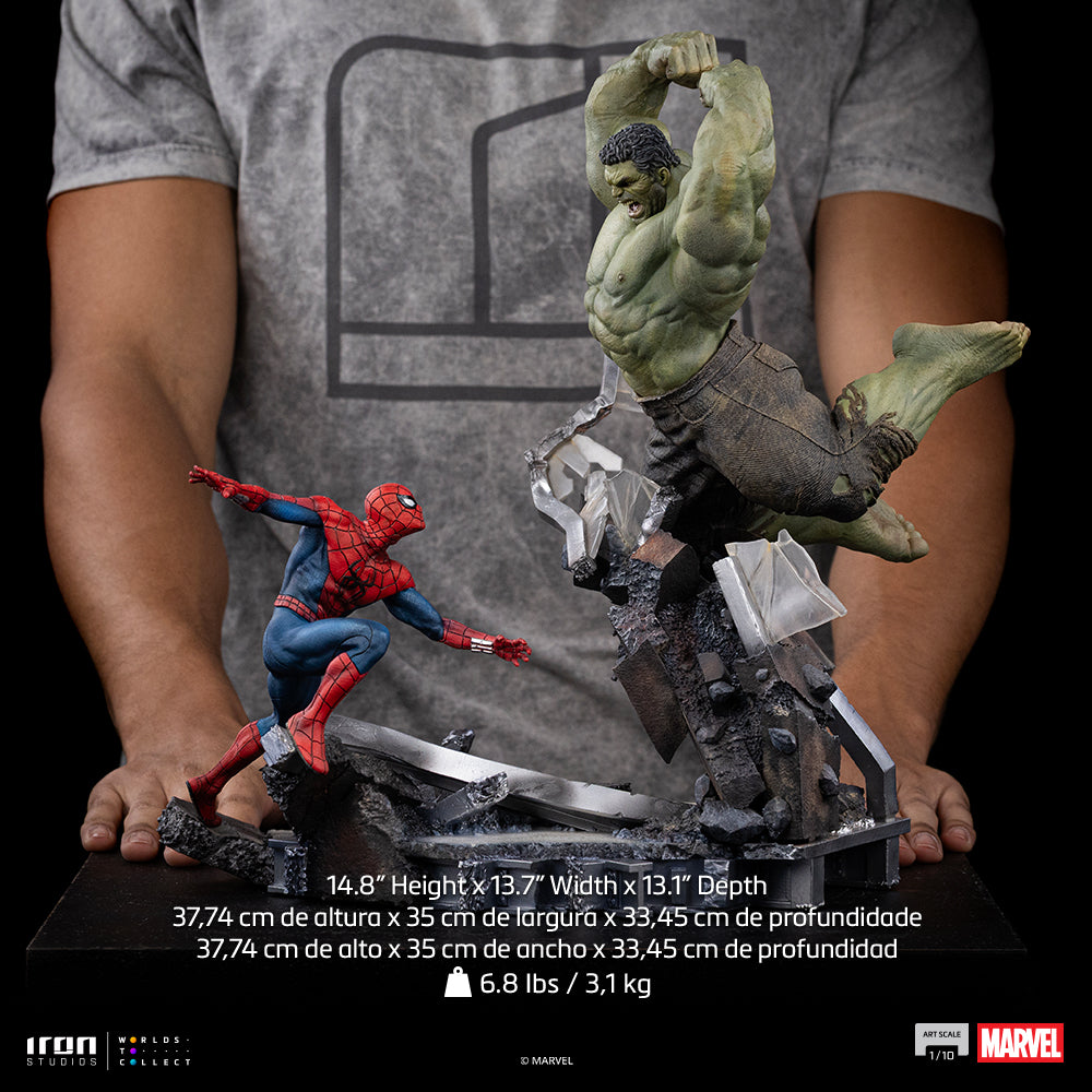 Pre-Order - Statue Spider-Man vs Hulk - Spider-Man: Brand New Day - Art Scale 1/10 - Iron Studios