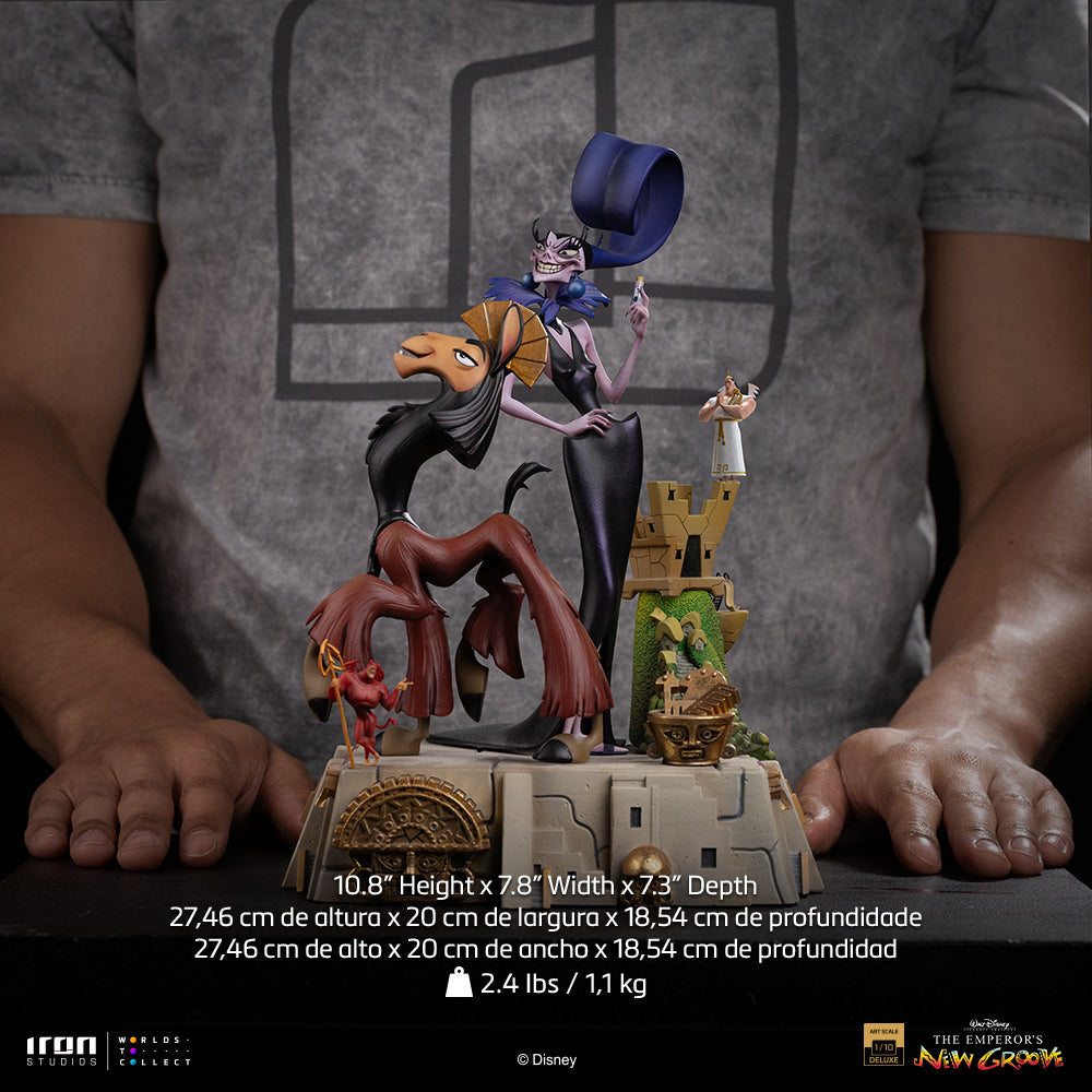 Pre-Order - Statue Kuzko and Yzma - The Emperor's New Groove - Deluxe Art Scale 1/10 - Iron Studios