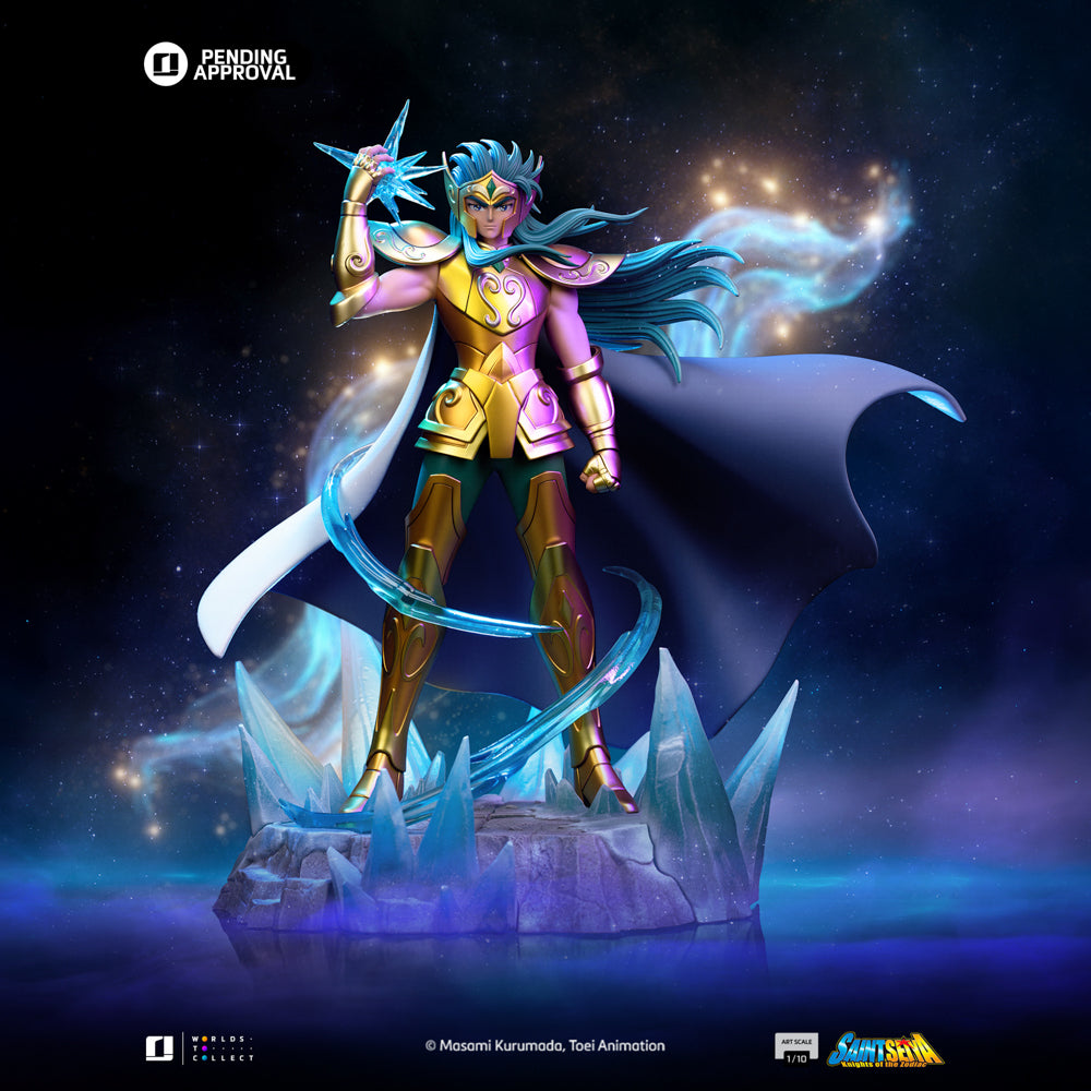 Pre-Order -  Statue Aquarius Camus - Saint Seiya - Art Scale 1/10 - Iron Studios