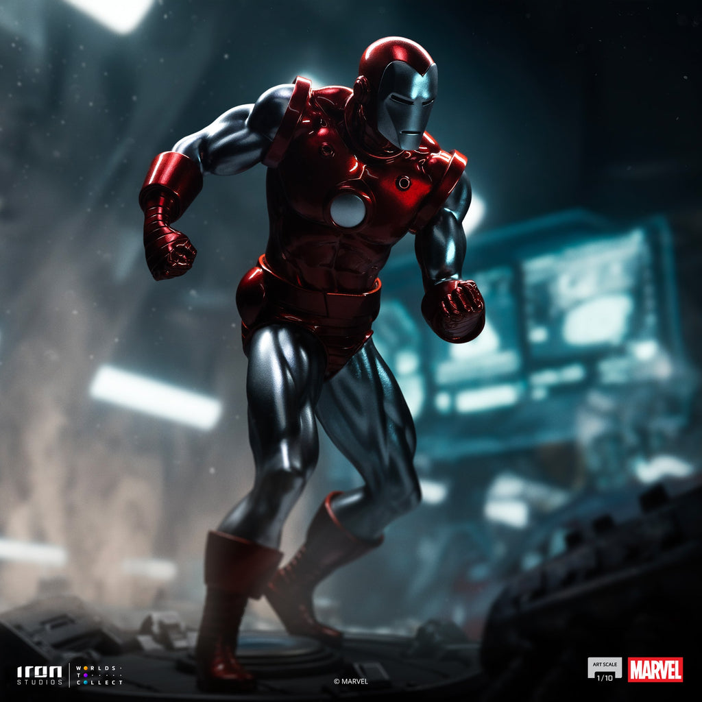 Statue Iron Man Red & Chrome - Marvel Comics - Art Scale 1/10 - Iron Studios