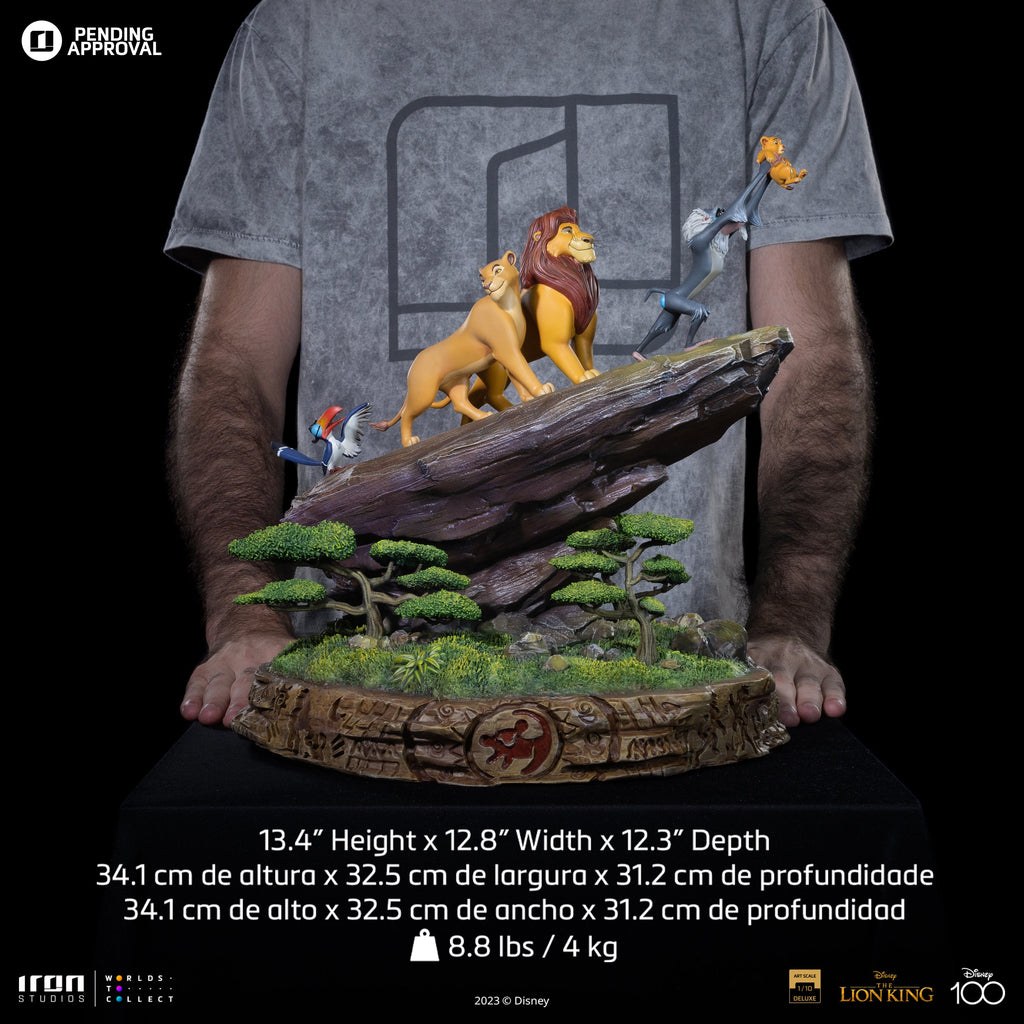 Lion King Deluxe - Disney 100th - The Lion King - Art Scale 1/10 - Iron Studios