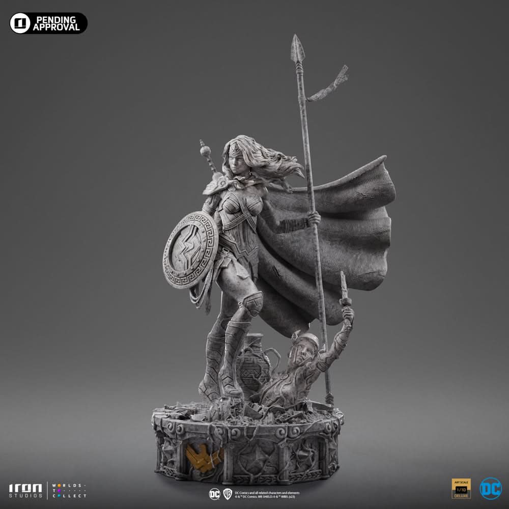 Statue Wonder Woman Unleashed Marble Variant - DC Comics - Art Scale 1/10 - Iron Studios