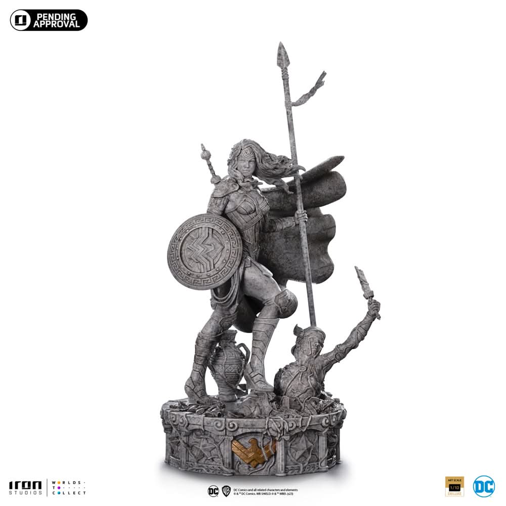 Statue Wonder Woman Unleashed Marble Variant - DC Comics - Art Scale 1/10 - Iron Studios