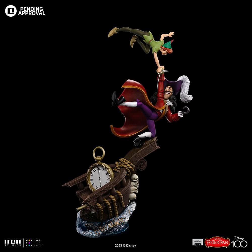 Statue Peter Pan vs Hook - Disney 100th - Peter Pan - Art Scale 1/10 - Iron Studios