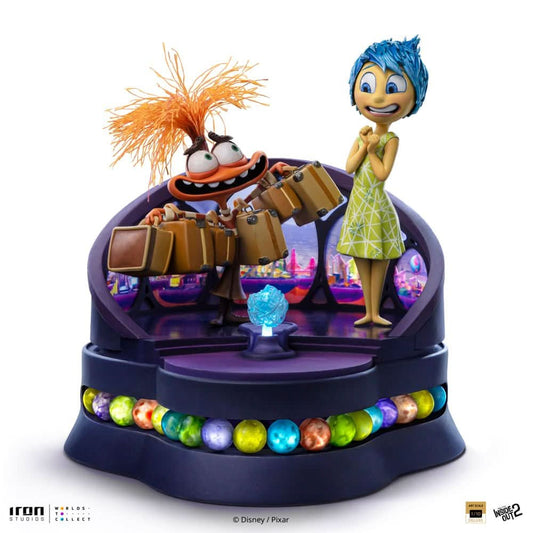 Digital Pre - Order - Statue Joy and Anxiety Deluxe - Inside Out 2 - Art Scale 1/10 - Iron Studios