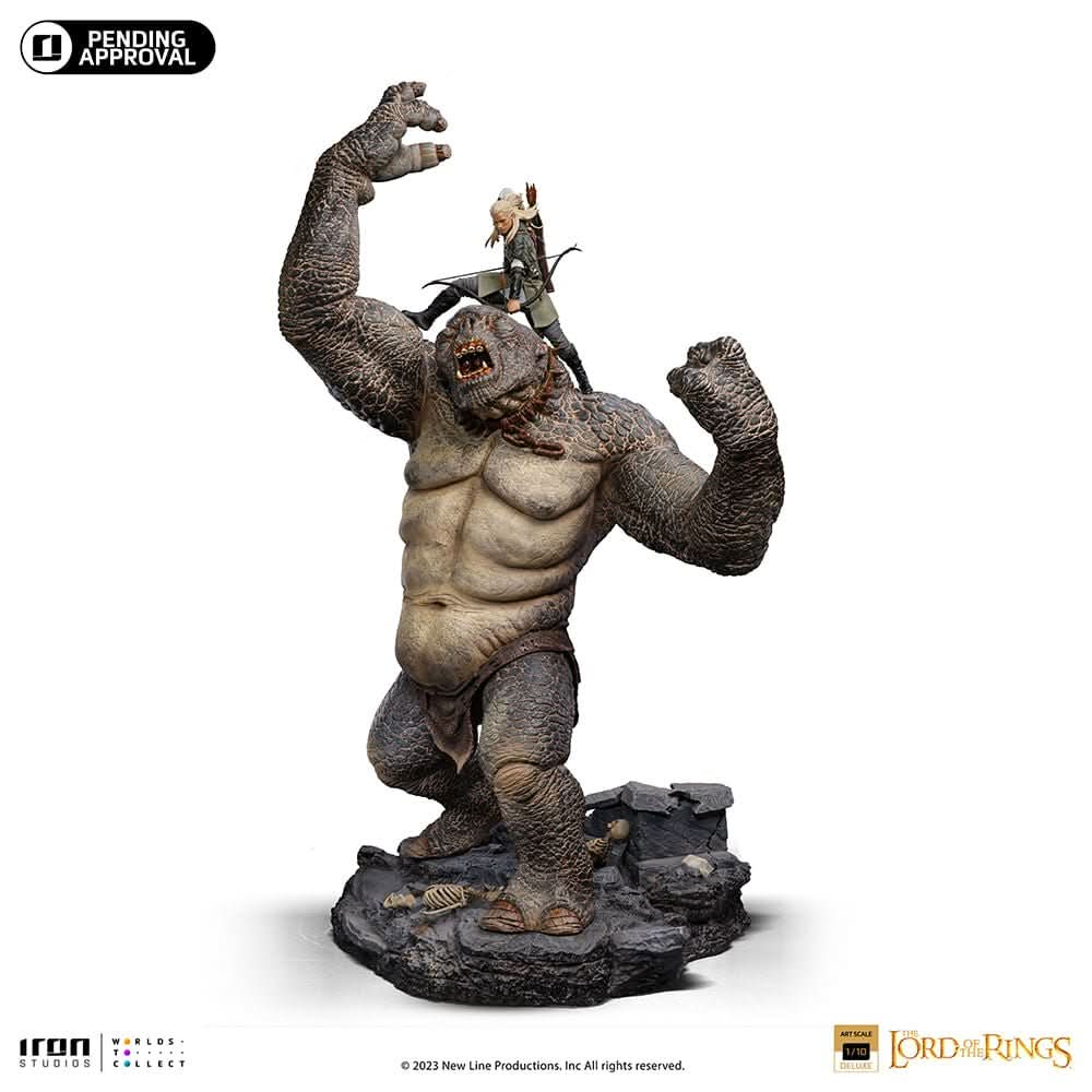 Legolas vs Cave Troll - The Lord of the Rings - BDS Art Scale 1/10 - Iron Studios