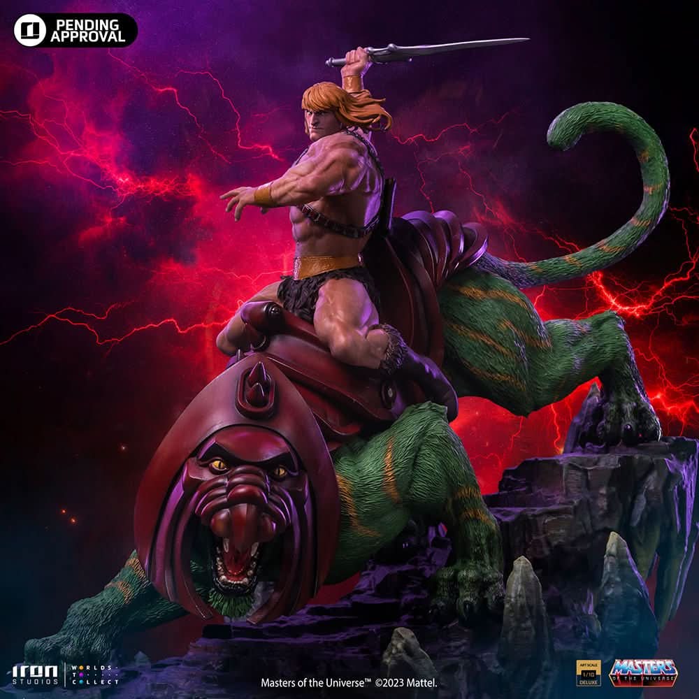 Statue He-Man and Battle Cat - Masters of the Universe - Art Scale 1/10 - Iron Studios