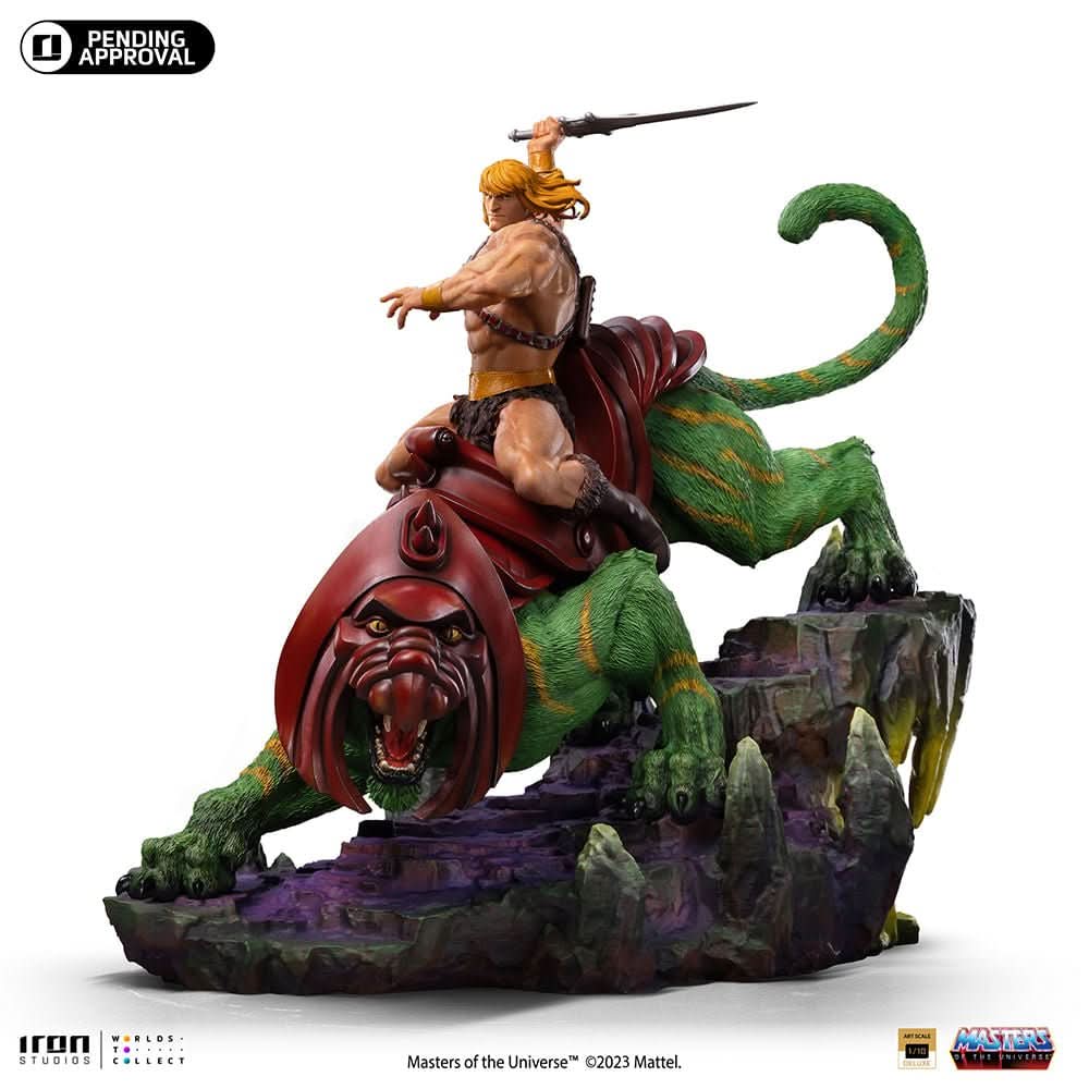 Statue He-Man and Battle Cat - Masters of the Universe - Art Scale 1/10 - Iron Studios