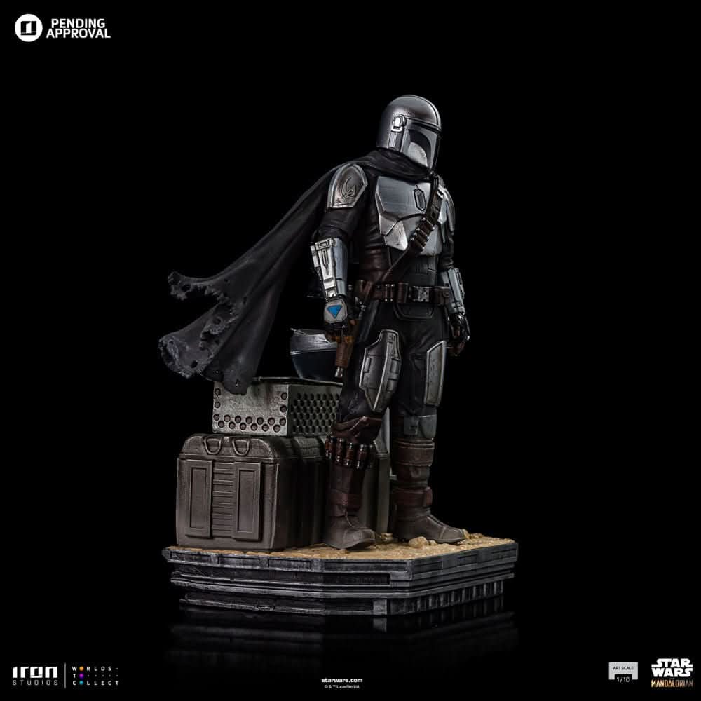 Din Djarin and Din Grogu - Star Wars: The Mandalorian - Art Scale 1/10 - Iron Studios