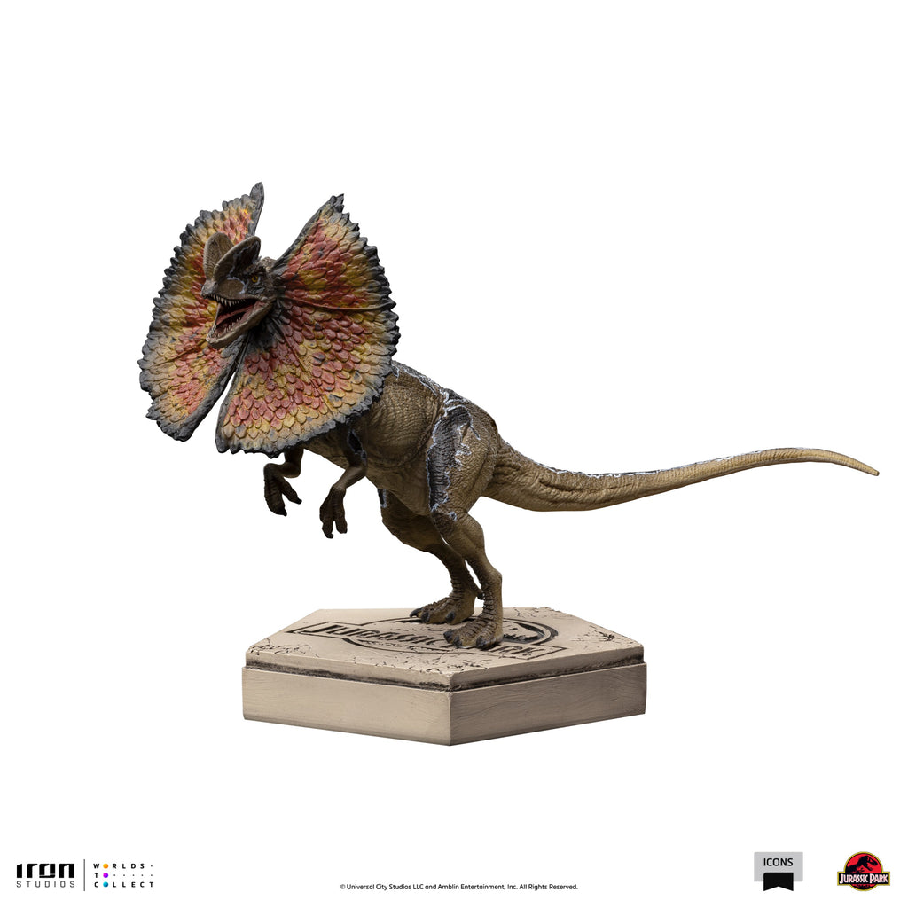 Dilophosaurus - Jurassic Park - Icons - Iron Studios